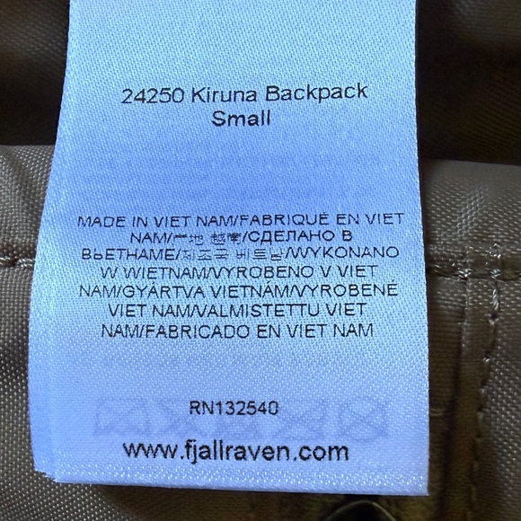 NWT - Fjallraven Small Kiruna Backpack main image 6